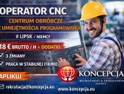 Operator, operatorka maszyn CNC z umiejętnością programowania (Lipsk-BE-AS-DE)