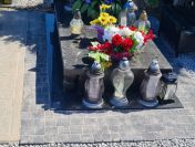 Okładziny wokół pomnika, nagrobka, grobu. Cmentarz Wrocław, tel. 504-746-203,