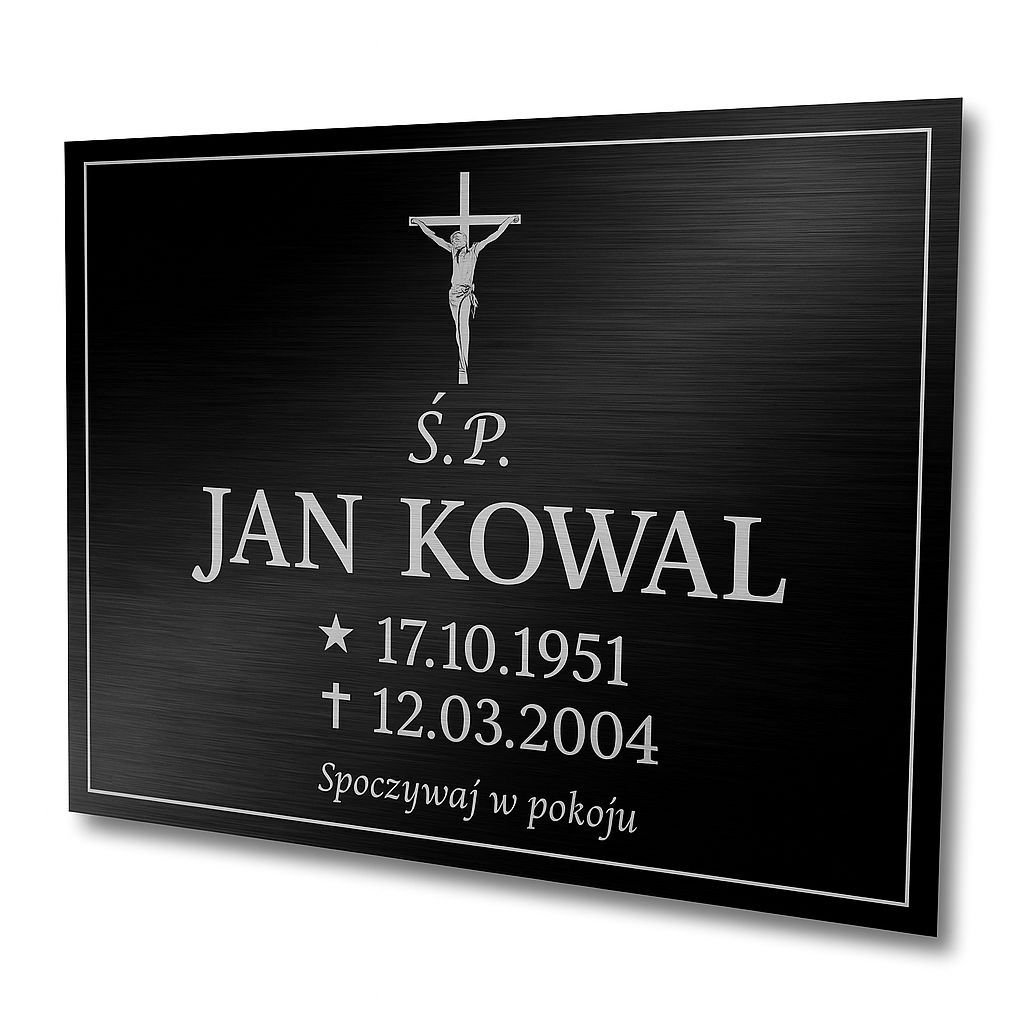 Sprzedaż i montaż tablicy na grób, tablic nagrobnych, tel. 504-746-203, Wrocław  - Zdjęcie 1