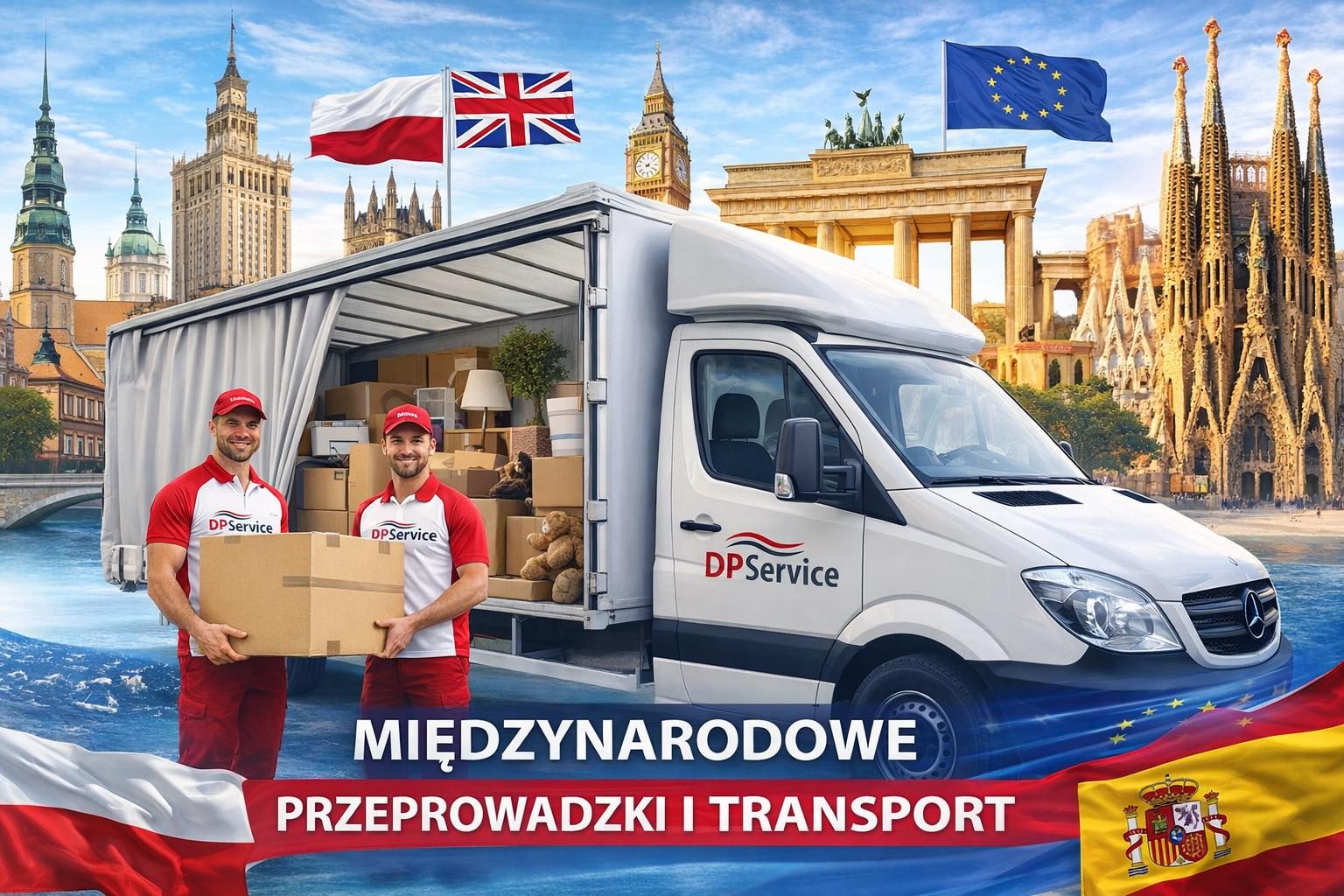 Międzynarodowe przeprowadzki, transport towarowy Wrocław - Zdjęcie 1