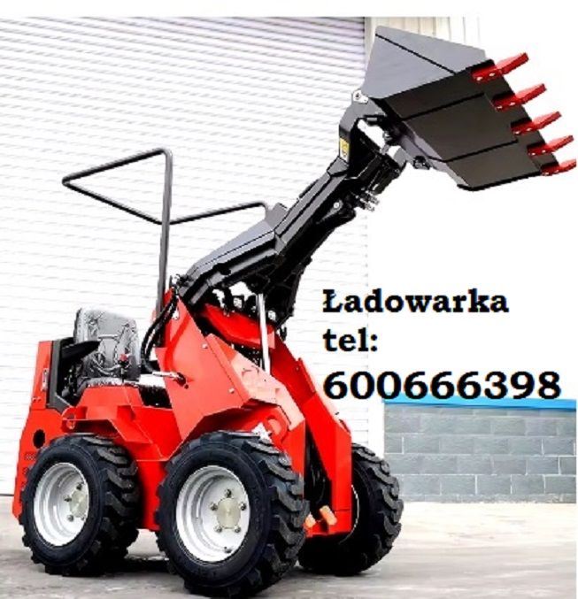Mini ładowarka kołowa ładowarka zwrotna Wrocław Kiełczów - Zdjęcie 1