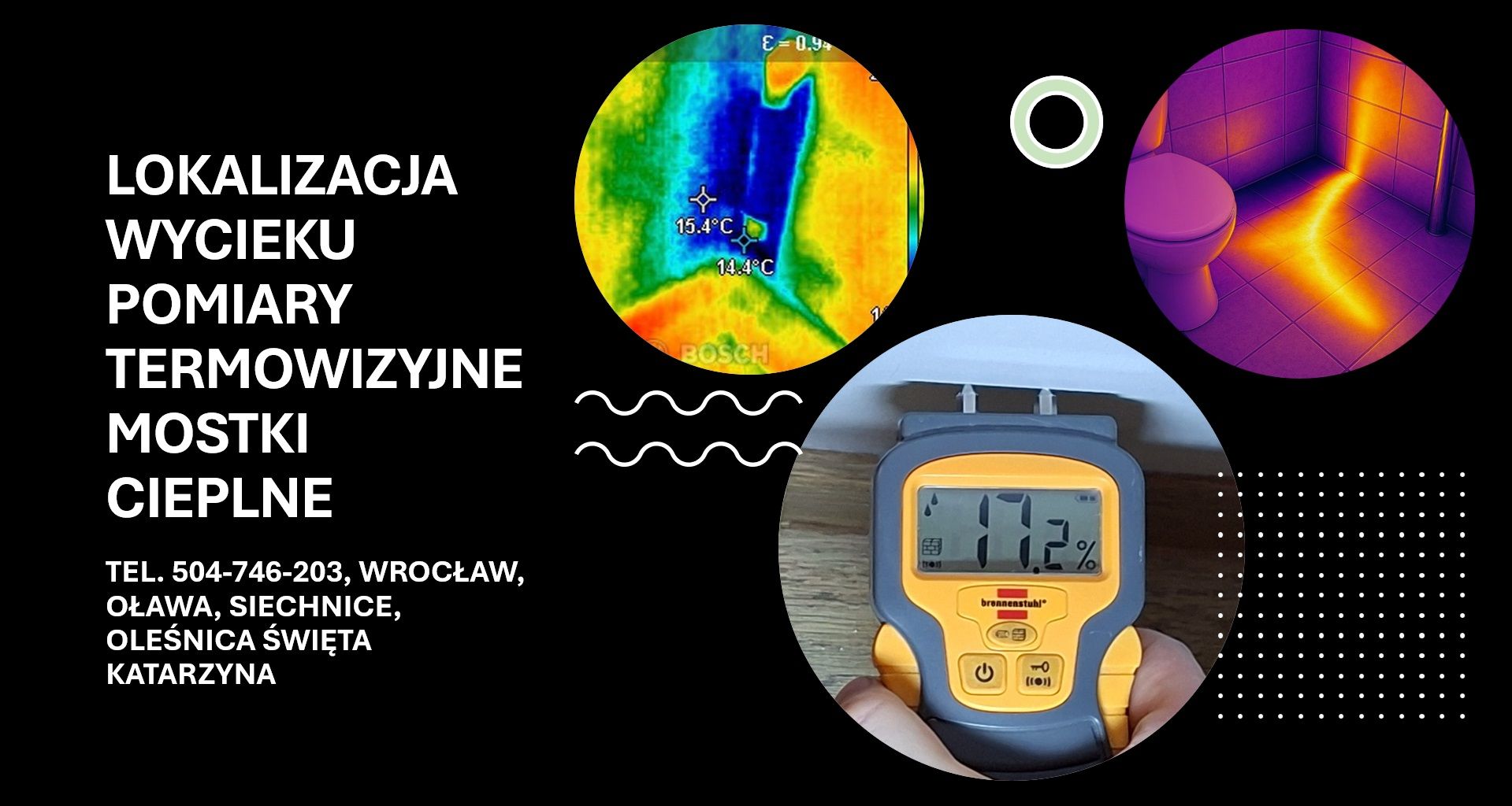 Usługi kamerą na podczerwień, tel. 504-746-203, termograficzną,  - Zdjęcie 1