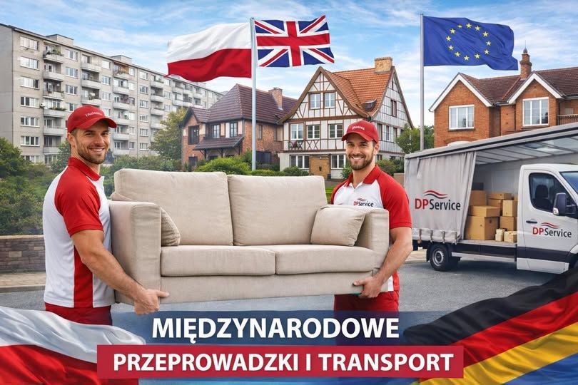 Międzynarodowe przeprowadzki, transport towarowy Wrocław - Zdjęcie 1