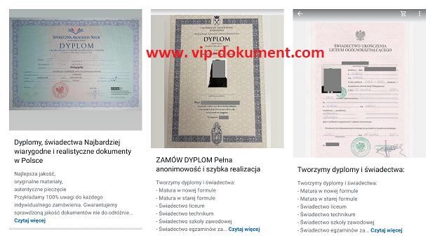 Kup świadectwo szkoły średniej z wpisem i mature Wrocław - Zdjęcie 1