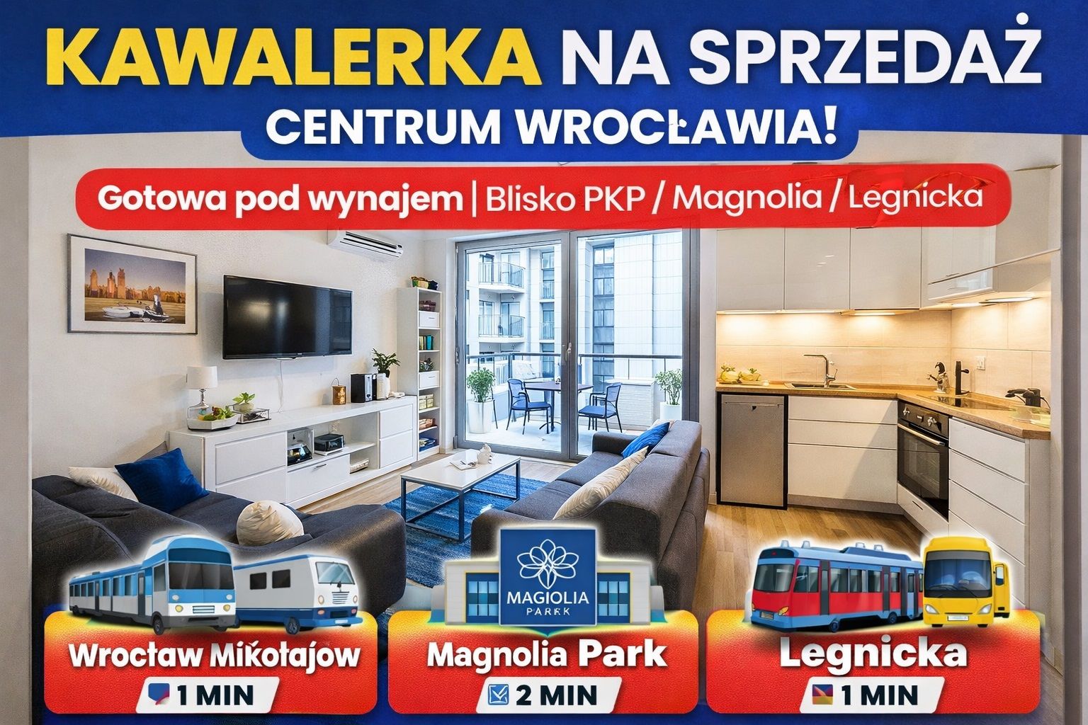 2pok, 40met, okolice Śrubowej BALKON/KOMÓRKA/WINDA (Wrocław) Wrocław - Szczepin - Zdjęcie 1