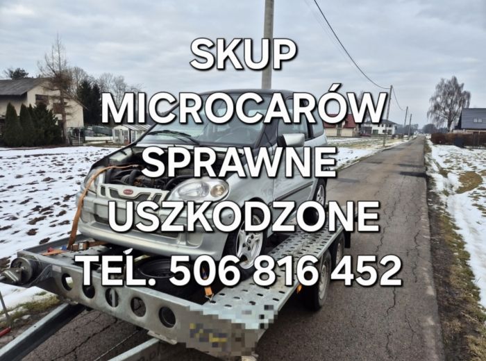 SKUP MICROCARÓW MICROCAR AIXAM LIGIER CHATENET ITP... WSZYSTKIE MARKI I MODELE! Wrocław - Zdjęcie 1