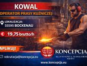 Operator /ka prasy kuźniczej, kowal (Bockenau-MI-JE-DE)