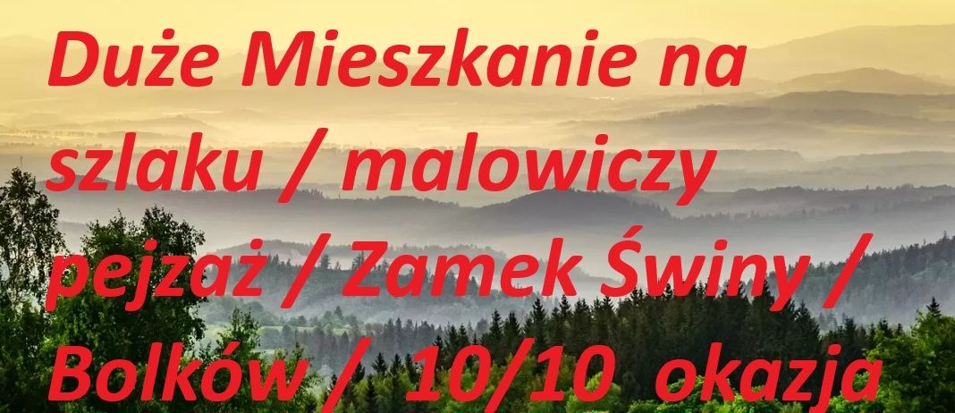 3pok, 99met, gmina Bolków BALKON/PIWNICA/OGRÓD/GARAŻ (Wolbromek) Wolbromek - Zdjęcie 1