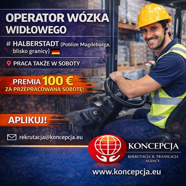 Operator, operatorka wózka widłowego (Halberstadt-DS-BH-DE)  - Zdjęcie 1