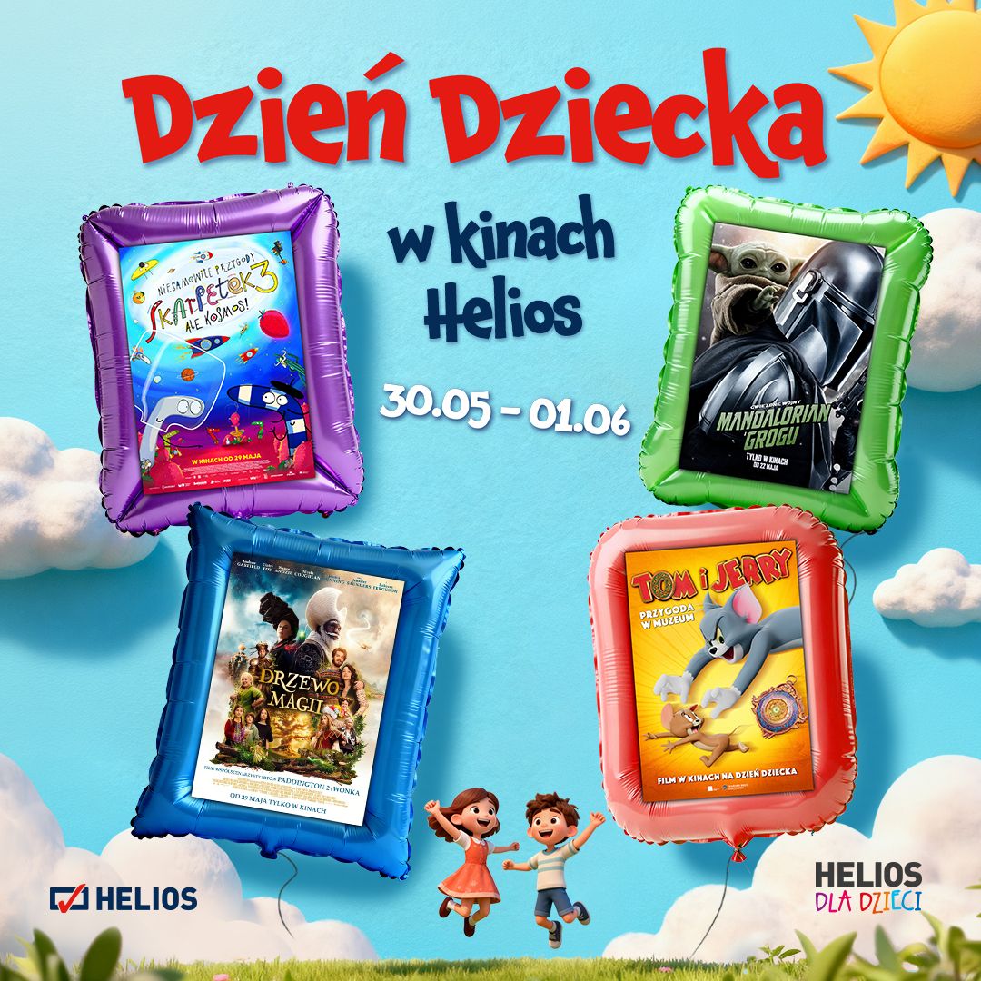 Dzień Dziecka w kinach Helios 30 maja – 01 czerwca Wrocław - Zdjęcie 1