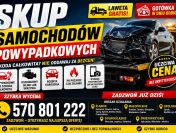 Skup samochodów powypadkowych | Skup aut uszkodzonych | Dojazd lawetą
