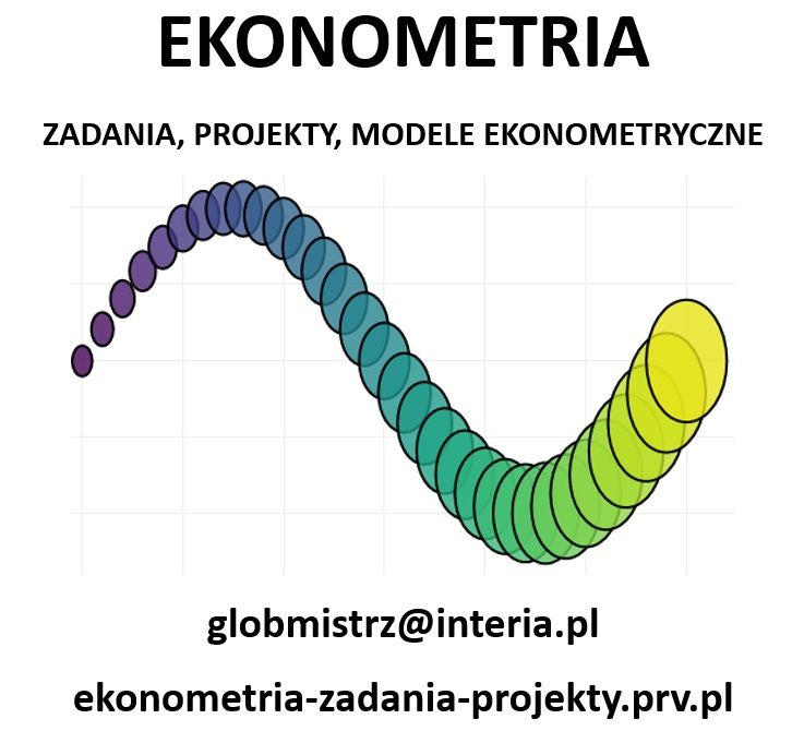 EKONOMETRIA - ZADANIA, PROJEKTY, MODELE EKONOMETRYCZNE Wrocław - Zdjęcie 1