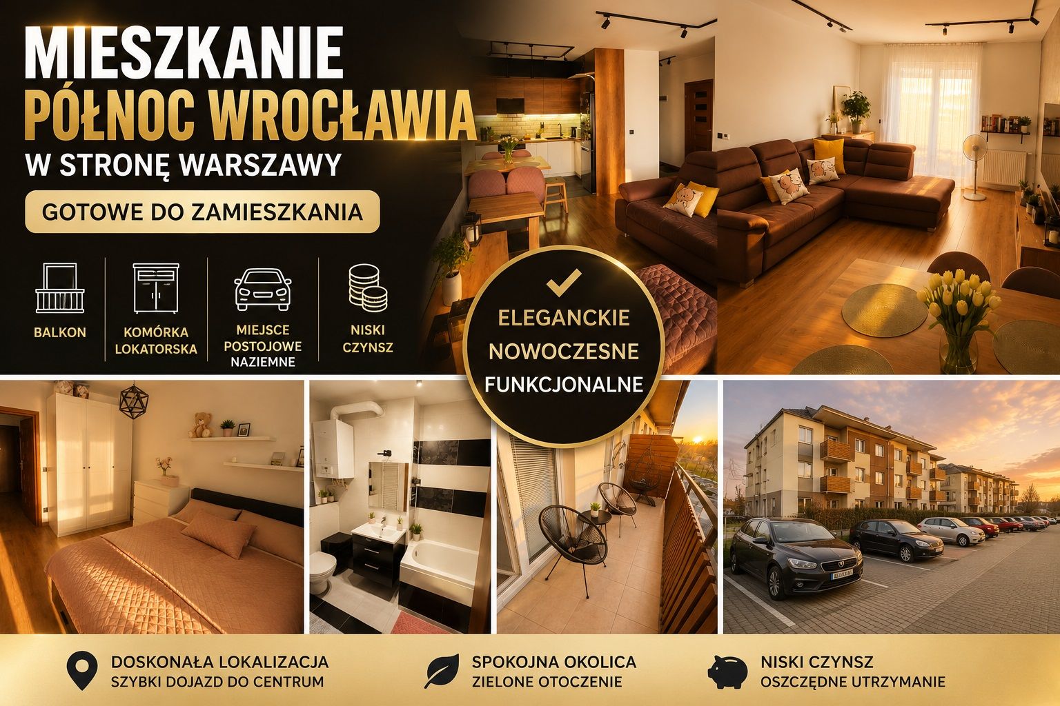2pok, 47met, Okolice Sezamkowej BALKON/KOMÓRKA/MP/2014 (Wrocław) Wrocław - Kiełczów - Zdjęcie 1