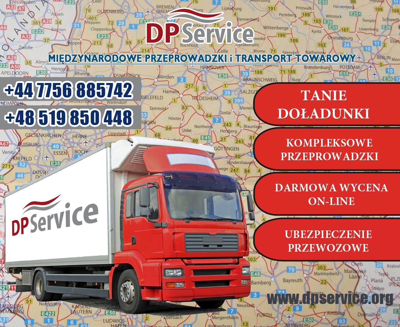 Przeprowadzki międzynarodowe z/do Polski, Anglii, Belgii, Holandii Wrocław - Zdjęcie 1