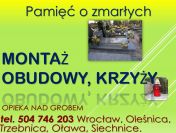 Uzupełnienie ziemi. Tel 504-746-203. Poprawienie nagrobka.  Cennik Wrocław.