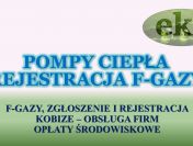 Pompy ciepła, zgłoszenie, f-gazy, rejestracja, CRO, Wrocław
