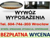 Odbiór używanych mebli tel. 504-746-203, starych mebli, utylizacja cennik