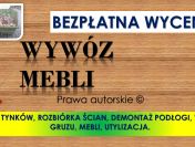Wywóz wersalek,narożnika,cena,tel, 504-746-203,Wrocław, utylizacja, sofy