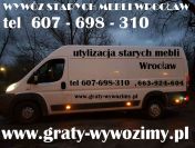 Wywóz gabarytów,wersalek,meblościanek,starych mebli Wrocław