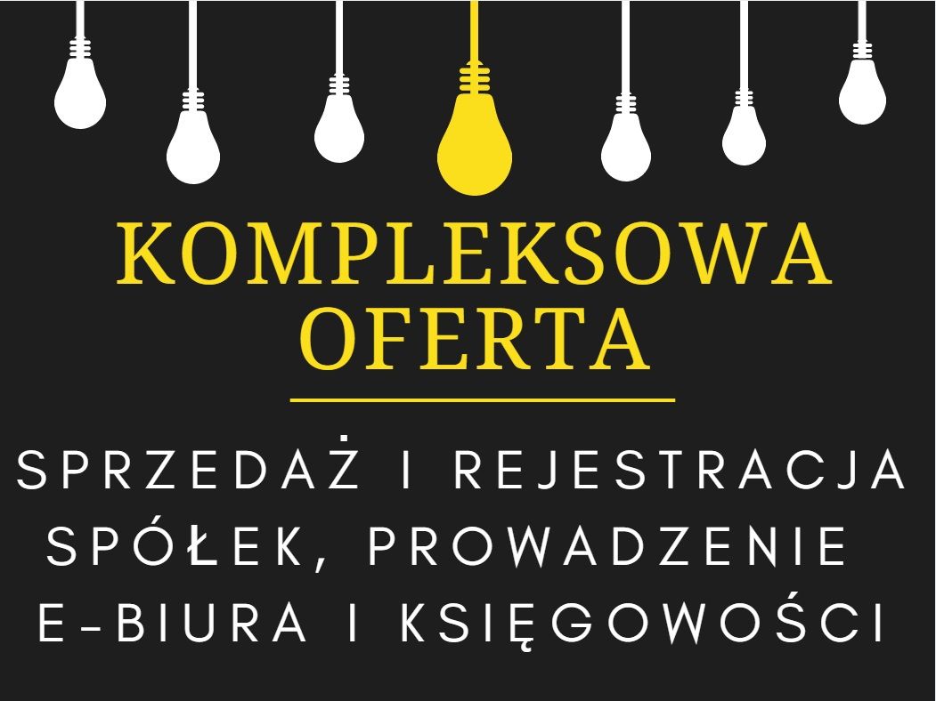 Rejestracja spółki, wirtualne biuro, księgowość, sprzedam spółkę stażową Wrocław - Zdjęcie 1