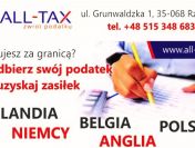 Pracowałeś za granicą? Odzyskaj swój podatek! ALL-TAX