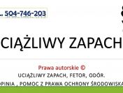 Zablokowanie budowy chlewni, fermy, rzeźni? Tel. 504-746-203. Odór, fetor