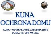 Elektryczna instalacja na kuny, tel. 504-746-203. Zabezpieczenie przed kunami